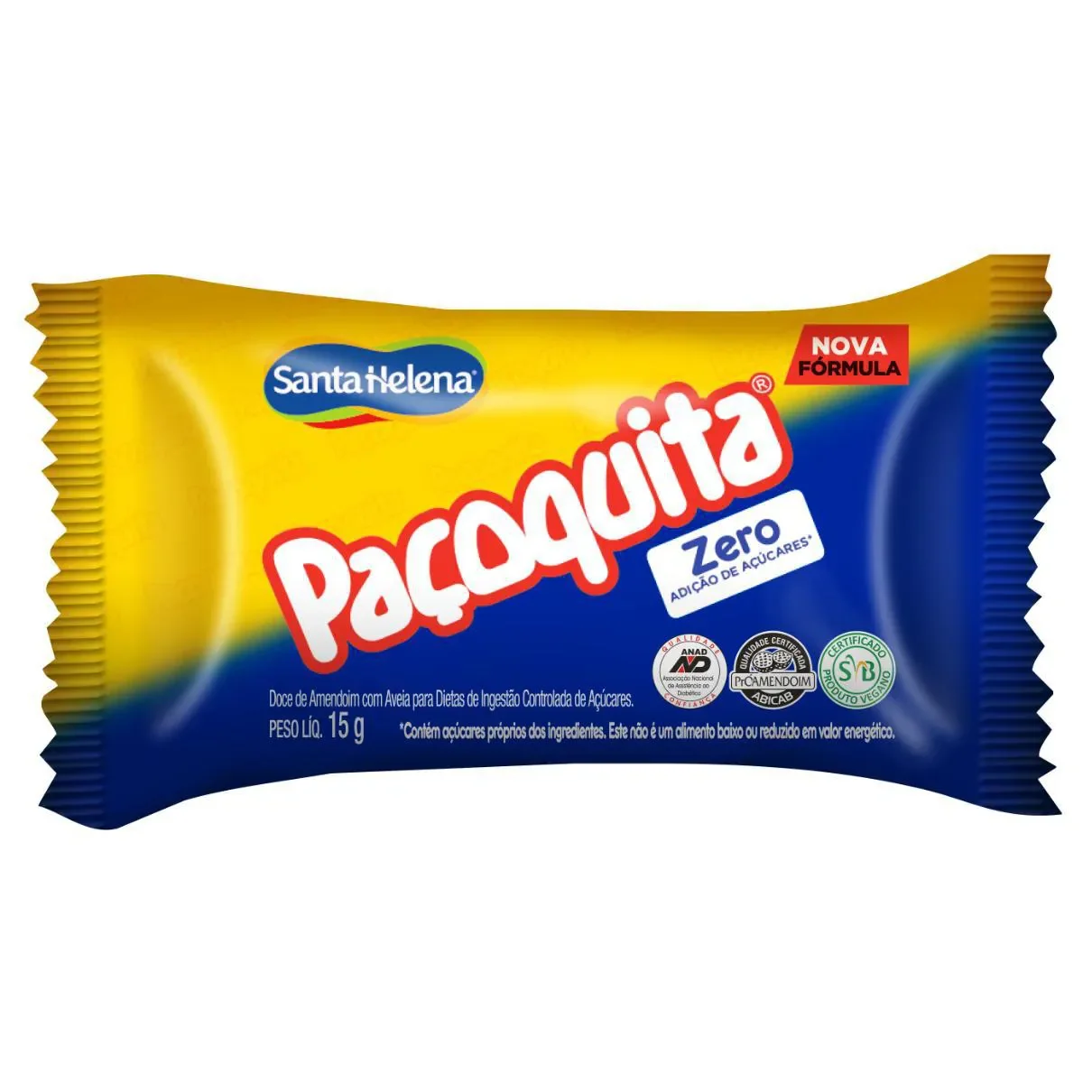 Paçoquita Diet Zero Açúcar 18g - imagem 1