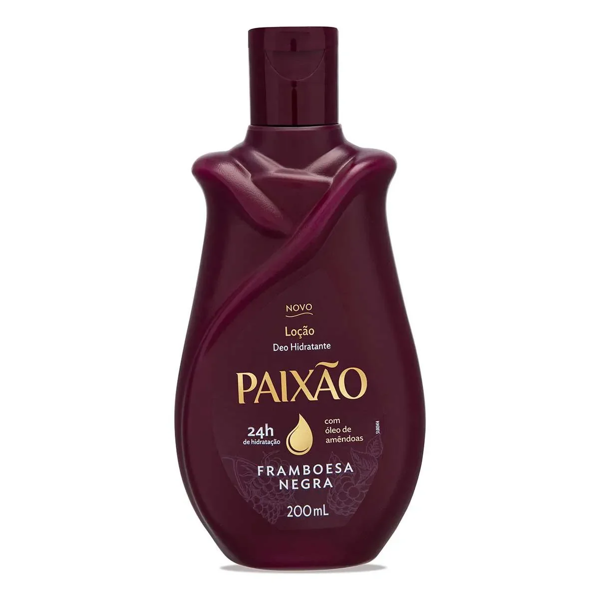 Loção Hidratante Corporal Paixão Framboesa Negra Ação Desodorante 200ml - imagem 1