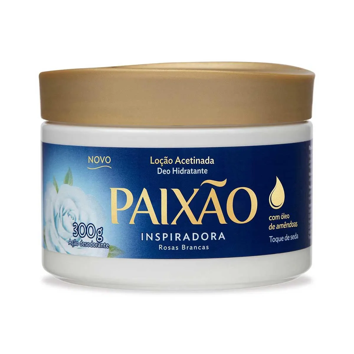 Loção Hidratante Acetinada Corporal Paixão Inspiradora 300g - imagem 1