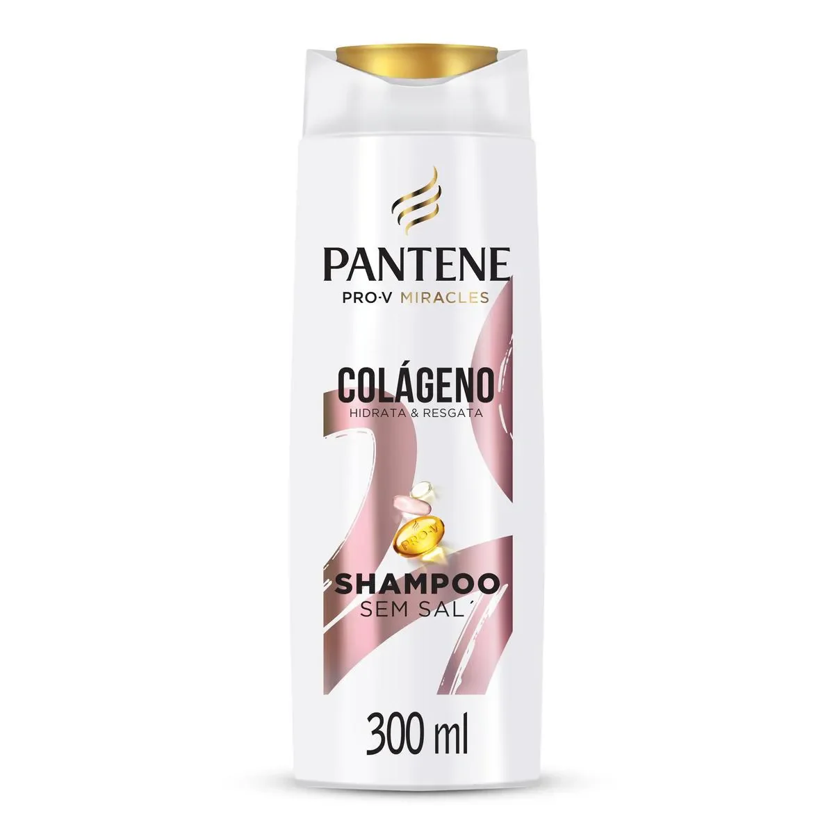 Shampoo Pantene Pro-V Miracles Colágeno Hidrata & Resgata 300ml - imagem 1