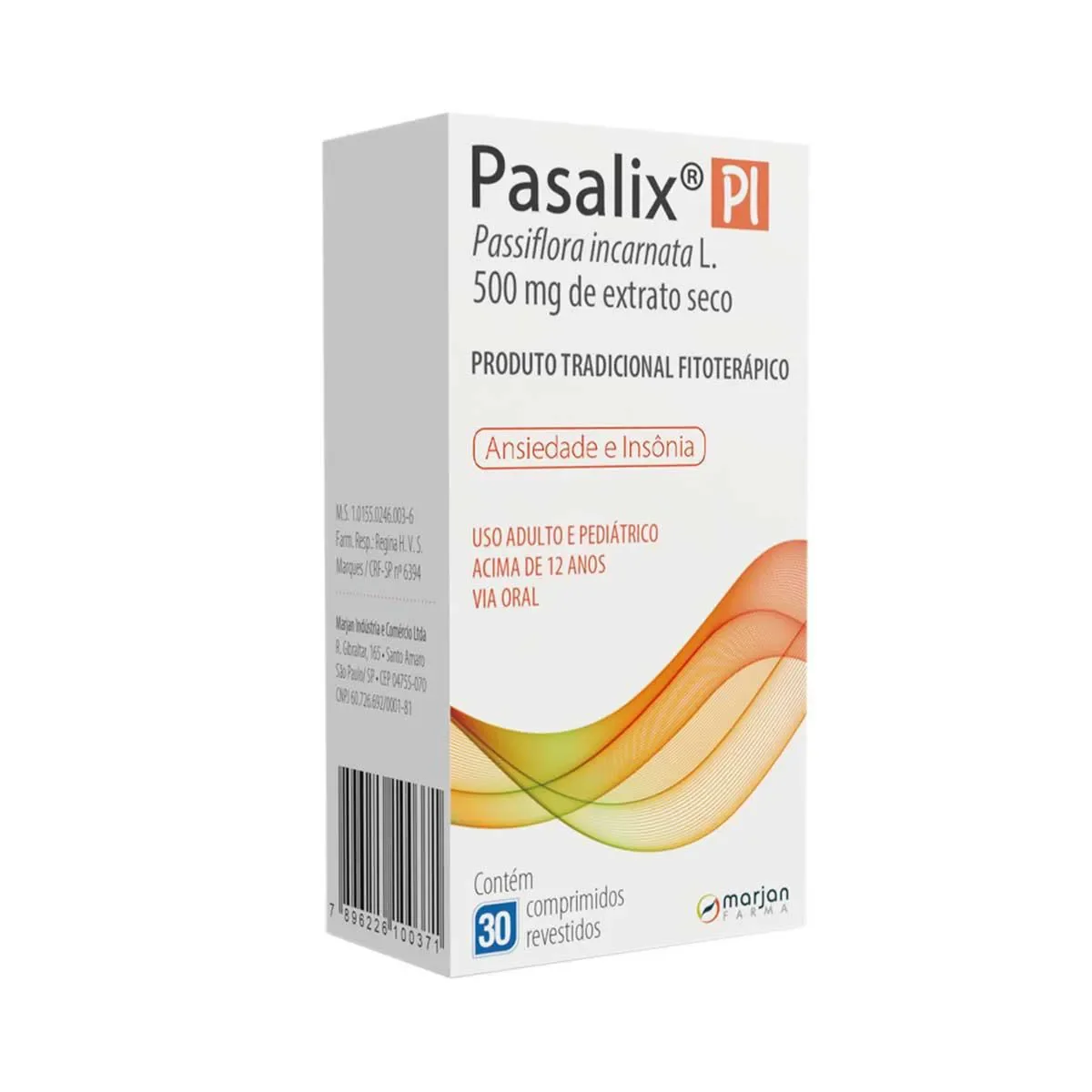 Pasalix PI 500mg 30 comprimidos - imagem 1