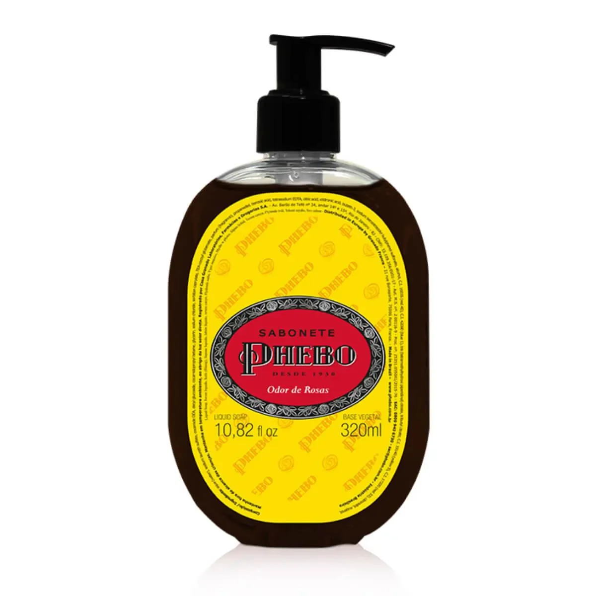 Sabonete Líquido Phebo Odor de Rosas com 320ml - imagem 1