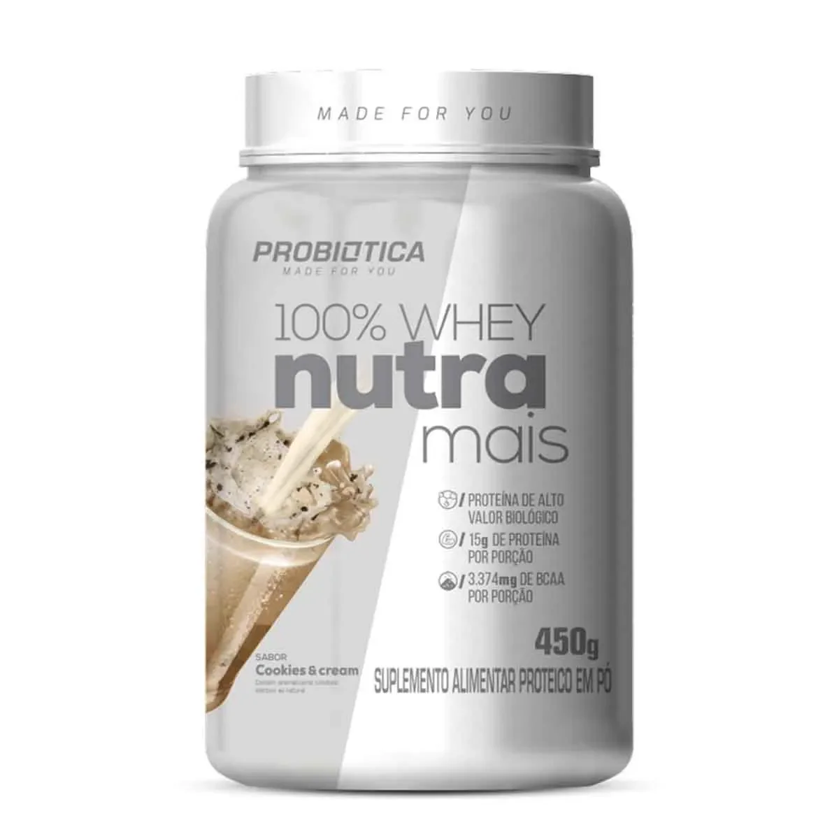 Whey Protein 100% Whey Nutra Mais 450g - imagem 1