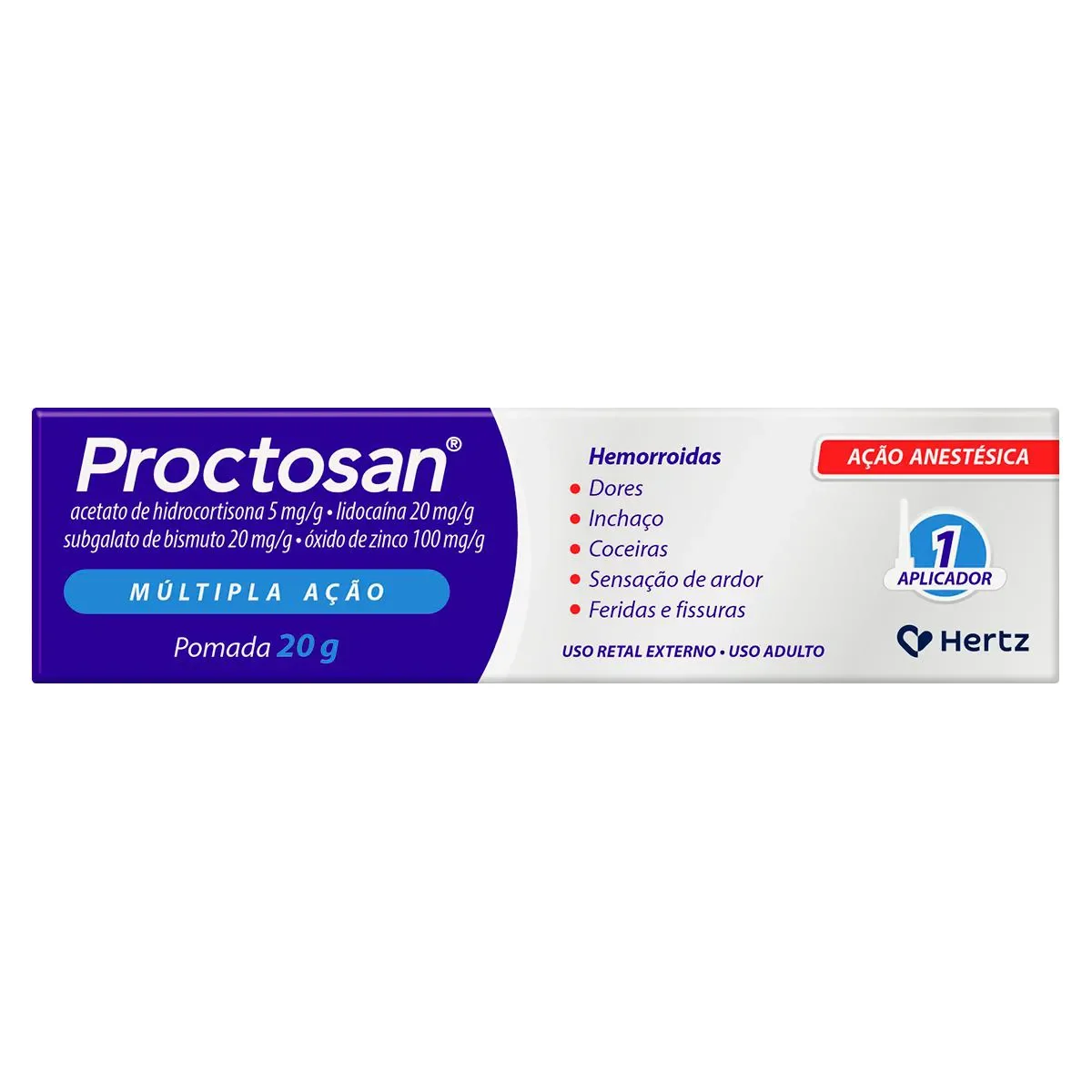 Pomada para Hemorroidas Proctosan 20g - imagem 1