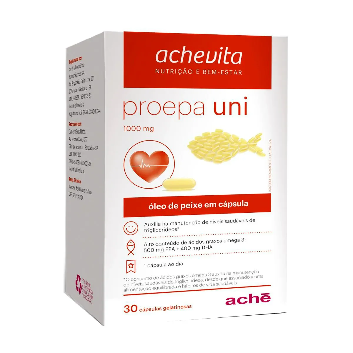 Ômega 3 Proepa Uni 1000mg - 30 cápsulas - imagem 1
