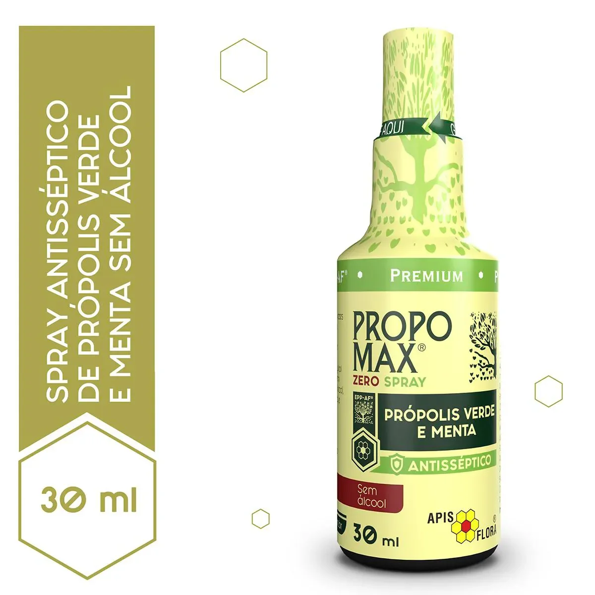 Spray para Garganta Api Flora Propomax Zero Própolis Verde e Menta 30ml - imagem 1