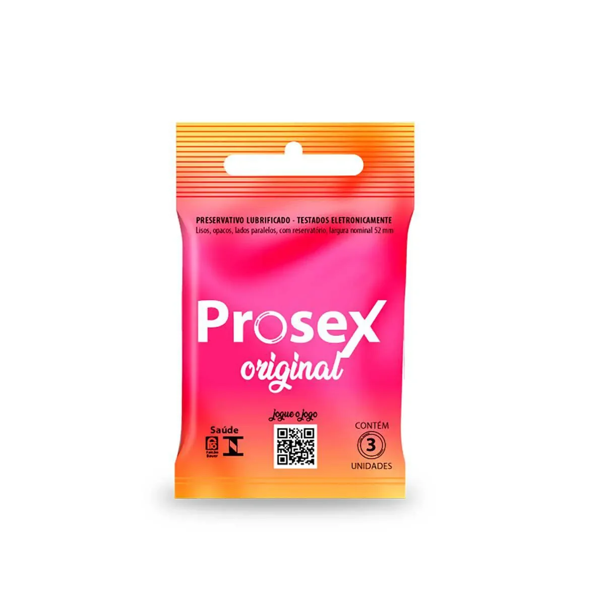 Camisinha Prosex Lubrificado Original 3 unidades - imagem 1
