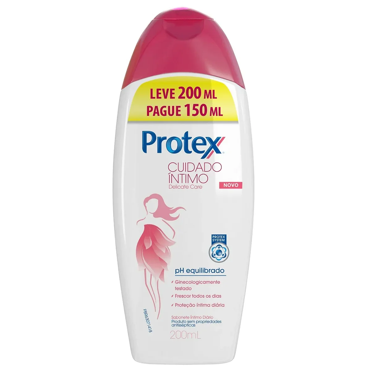 Sabonete Íntimo Líquido Protex Cuidado Íntimo Delicate Care 200ml - imagem 1