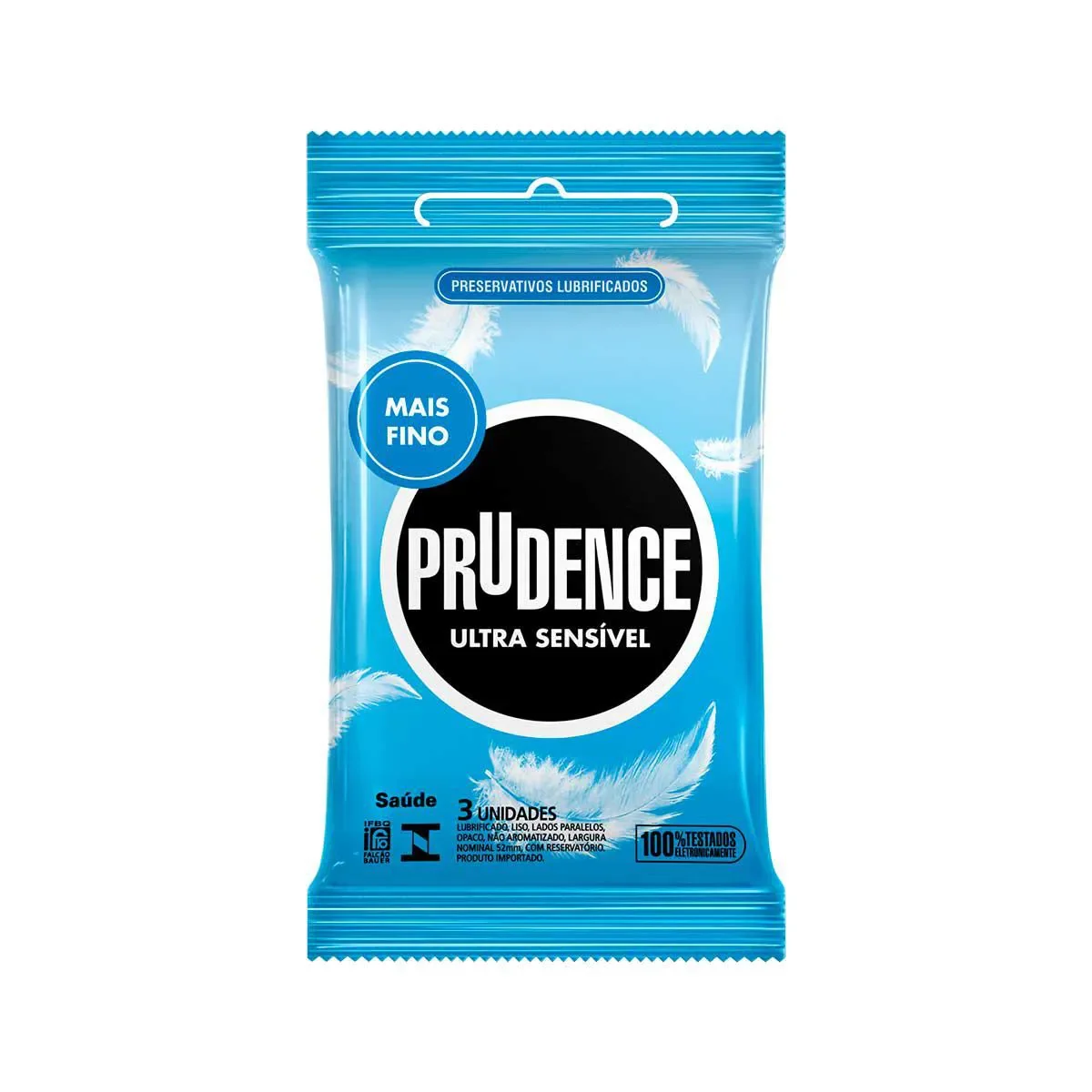 Camisinha Prudence Ultra Sensível 3 unidades - imagem 1