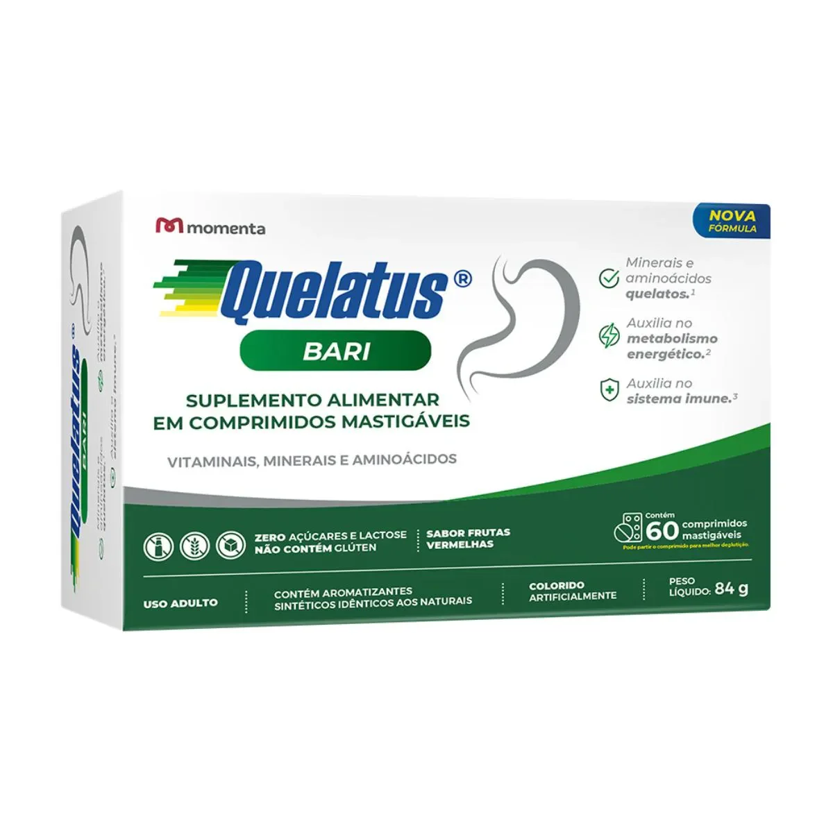 Polivitamínico Quelatus Bari 60 comprimidos - imagem 1