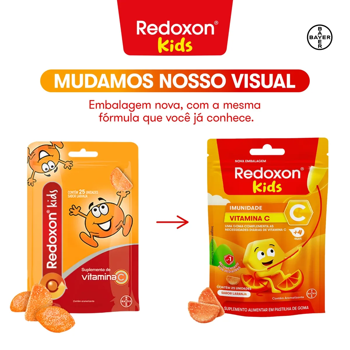 Vitamina C Redoxitos 25 gomas - imagem 1