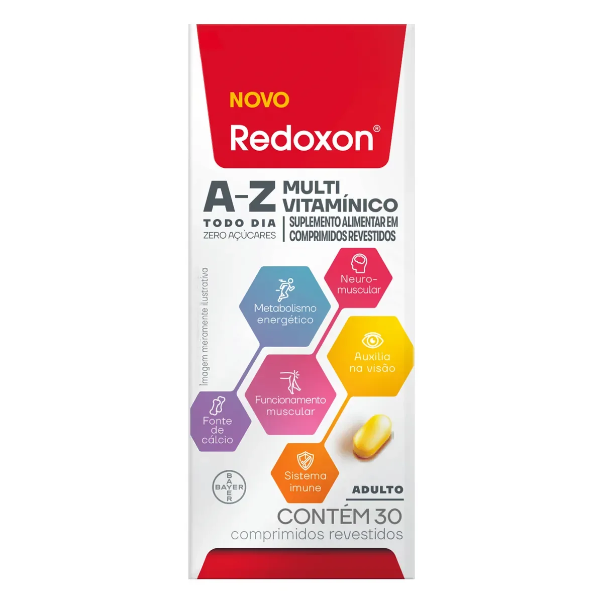 Multivitamínico Redoxon A-Z 30 Comprimidos - imagem 1