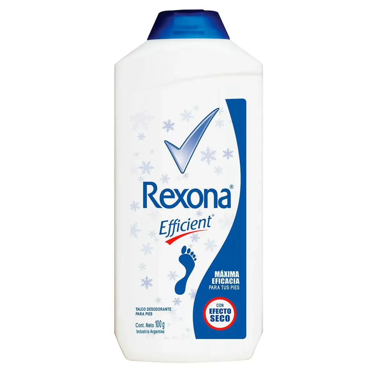 Talco Antitranspirante para pés Rexona Efficient - imagem 1
