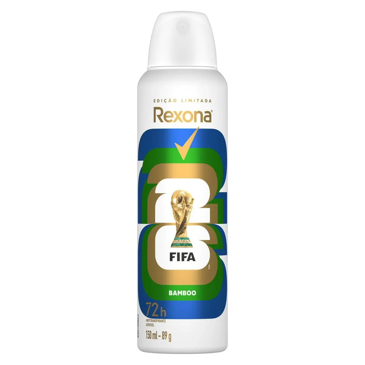 Desodorante Antitranspirante Aerosol Rexona Bamboo Feminino 72h 150ml - imagem 1