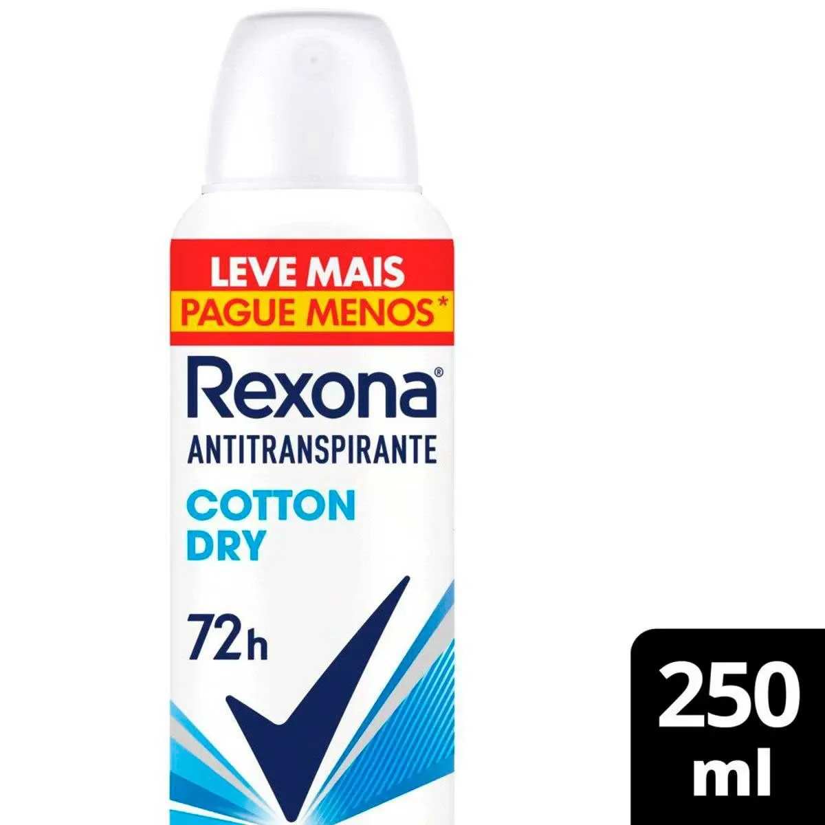 Desodorante Antitranspirante Aerosol Rexona Cotton Dry Feminino 72h - imagem 1