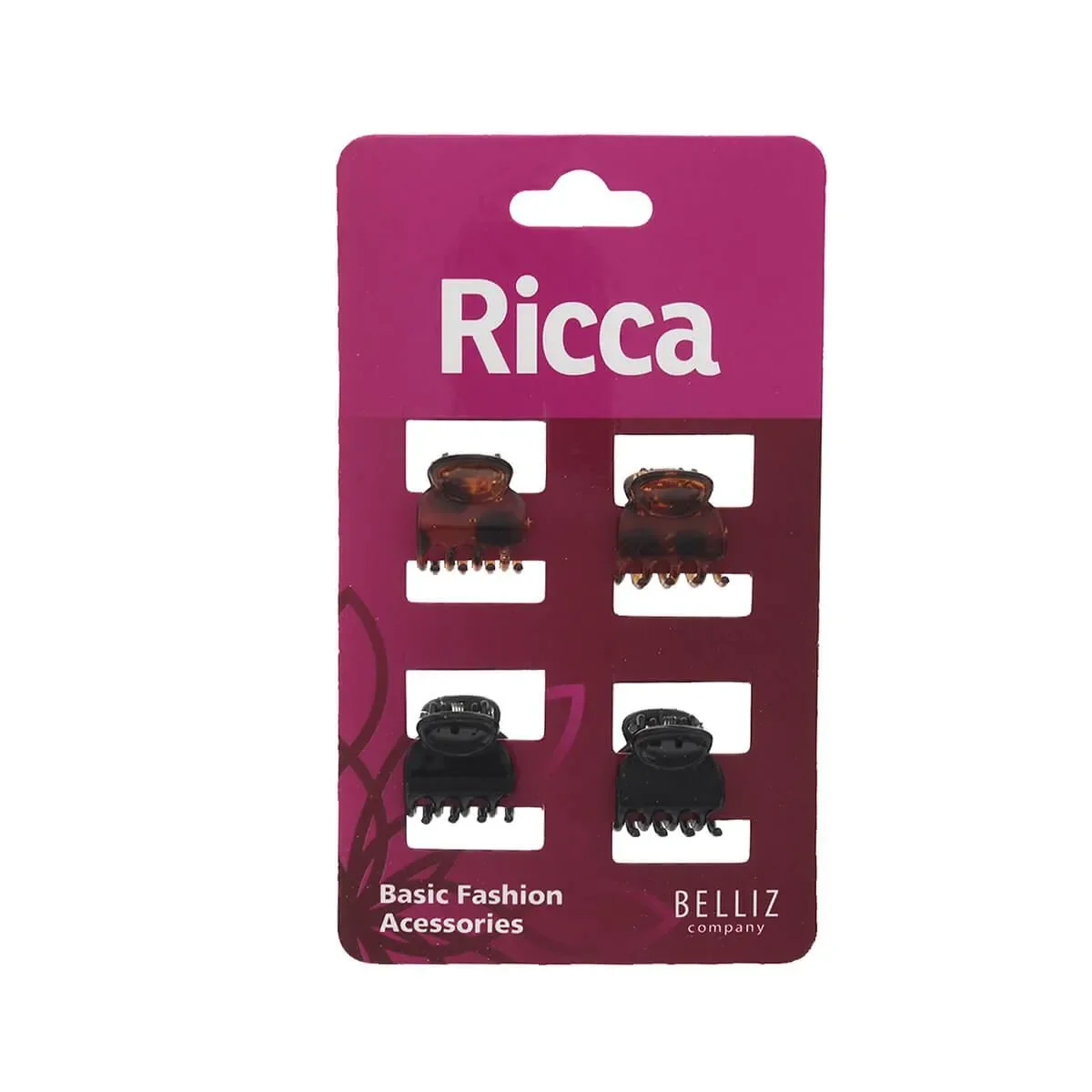 Piranha de Cabelo Ricca Classica Mini - 1 unidade - imagem 1