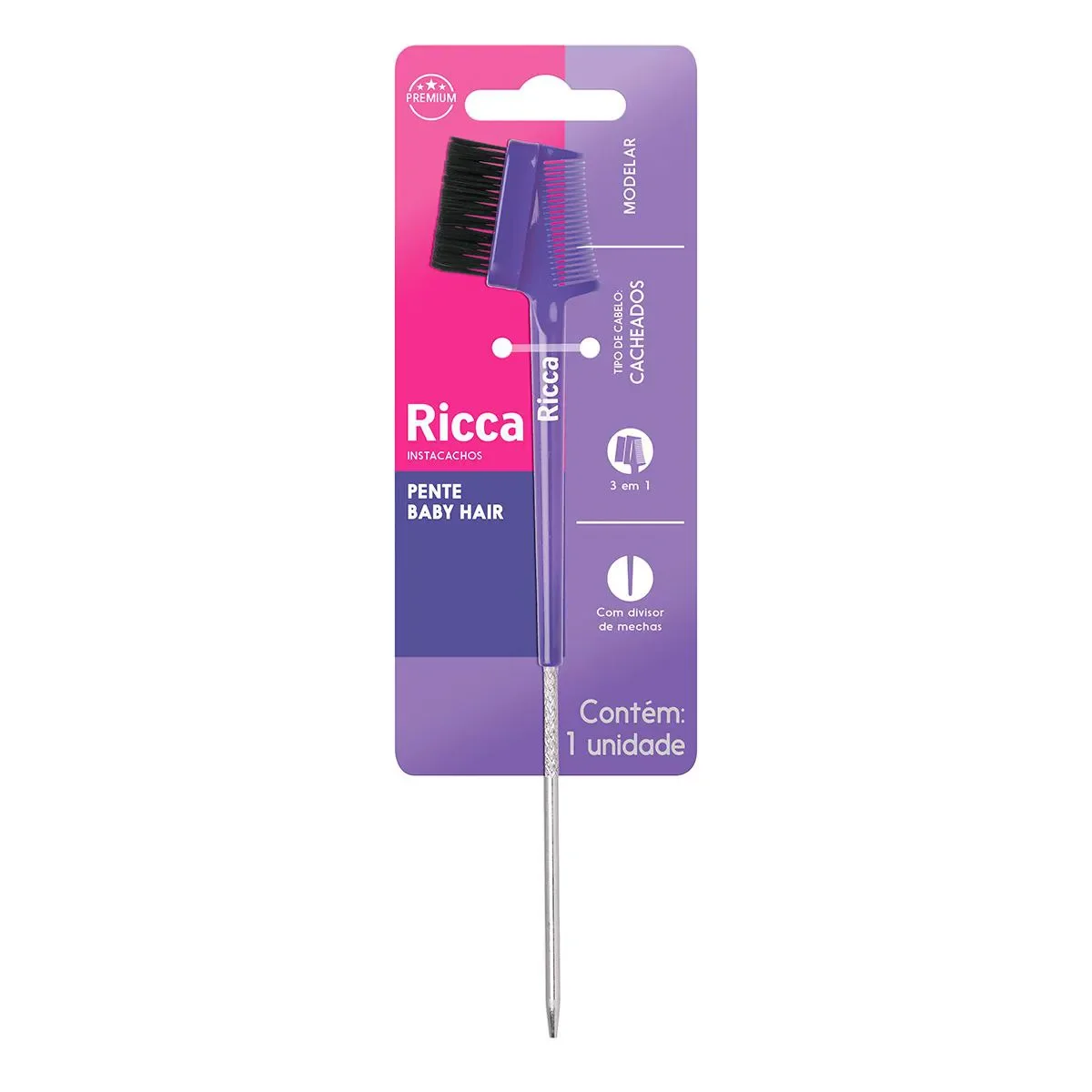 Pente para Baby Hair Ricca - imagem 1