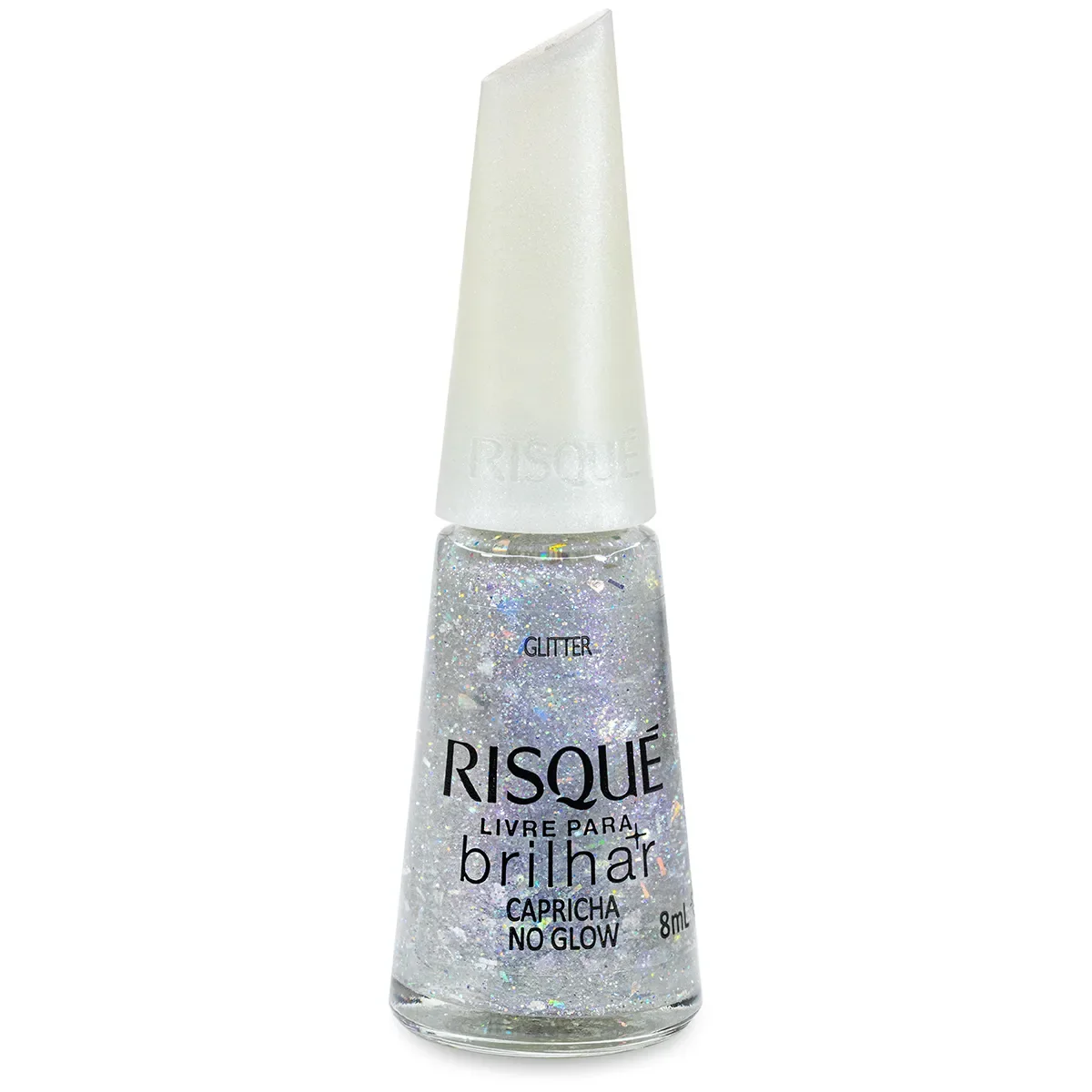 Esmalte Glitter Risqué Livre Para Brilhar 8ml - imagem 1