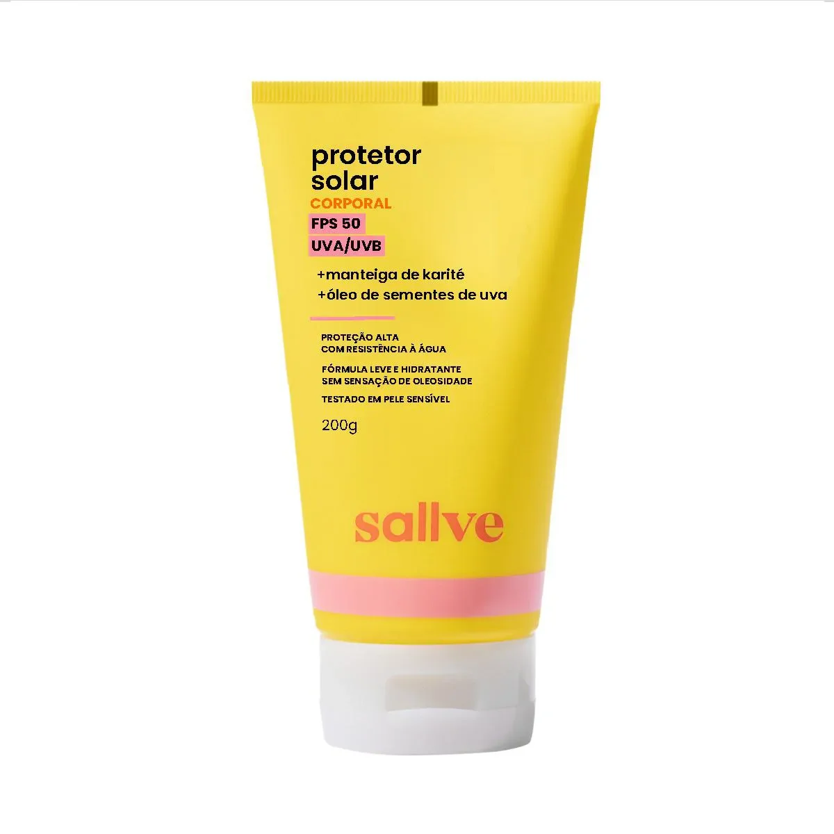 Protetor Solar Corporal FPS 50 Sallve 200g - imagem 1