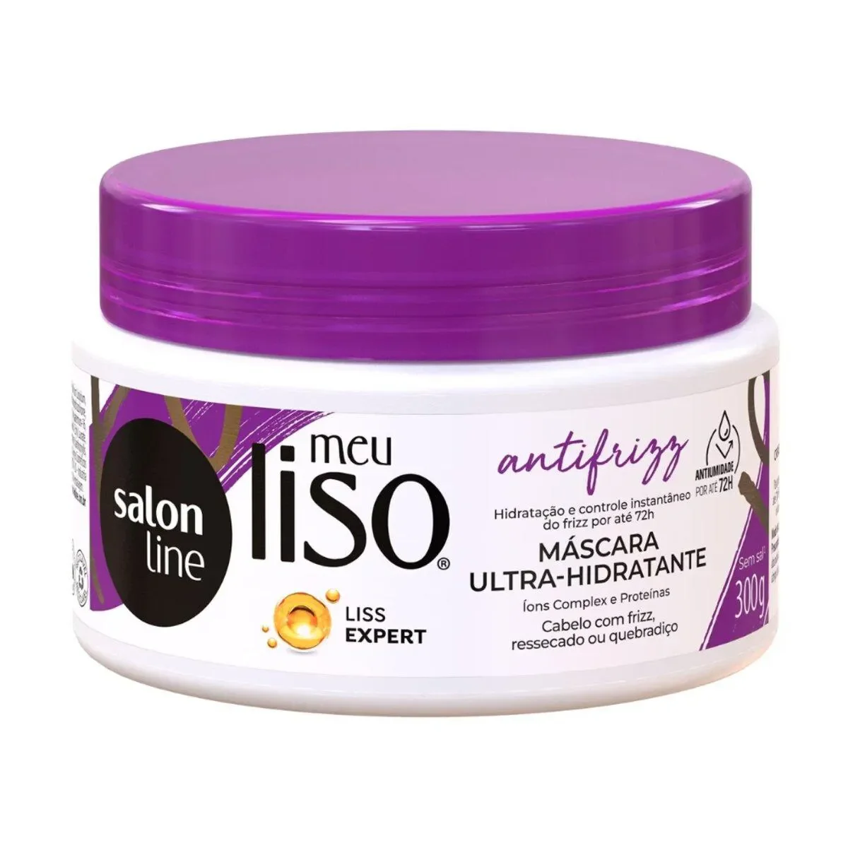 Máscara Condicionante Salon Line Meu Liso Antifrizz 300g - imagem 1