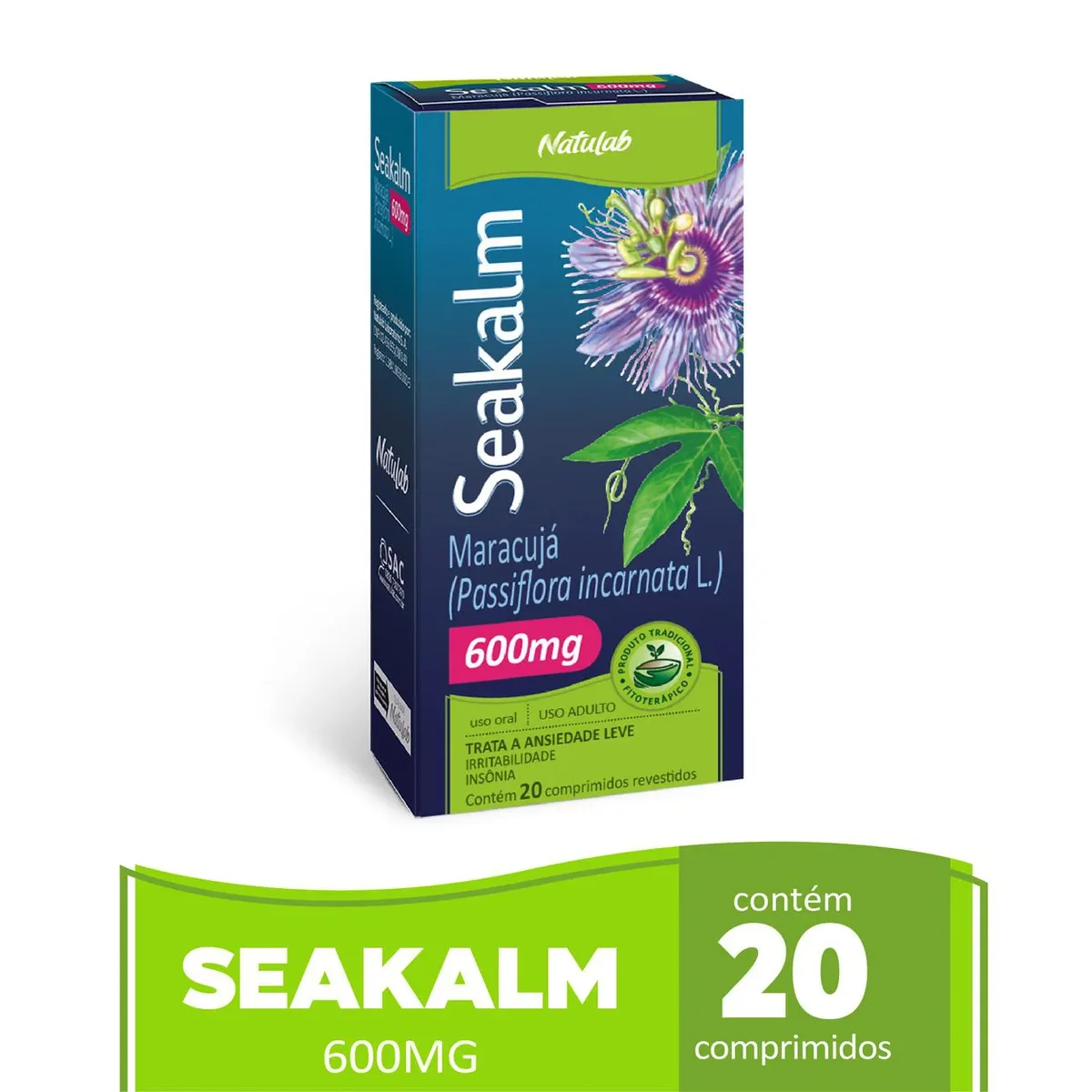 Seakalm 600mg com 20 Comprimidos - imagem 1