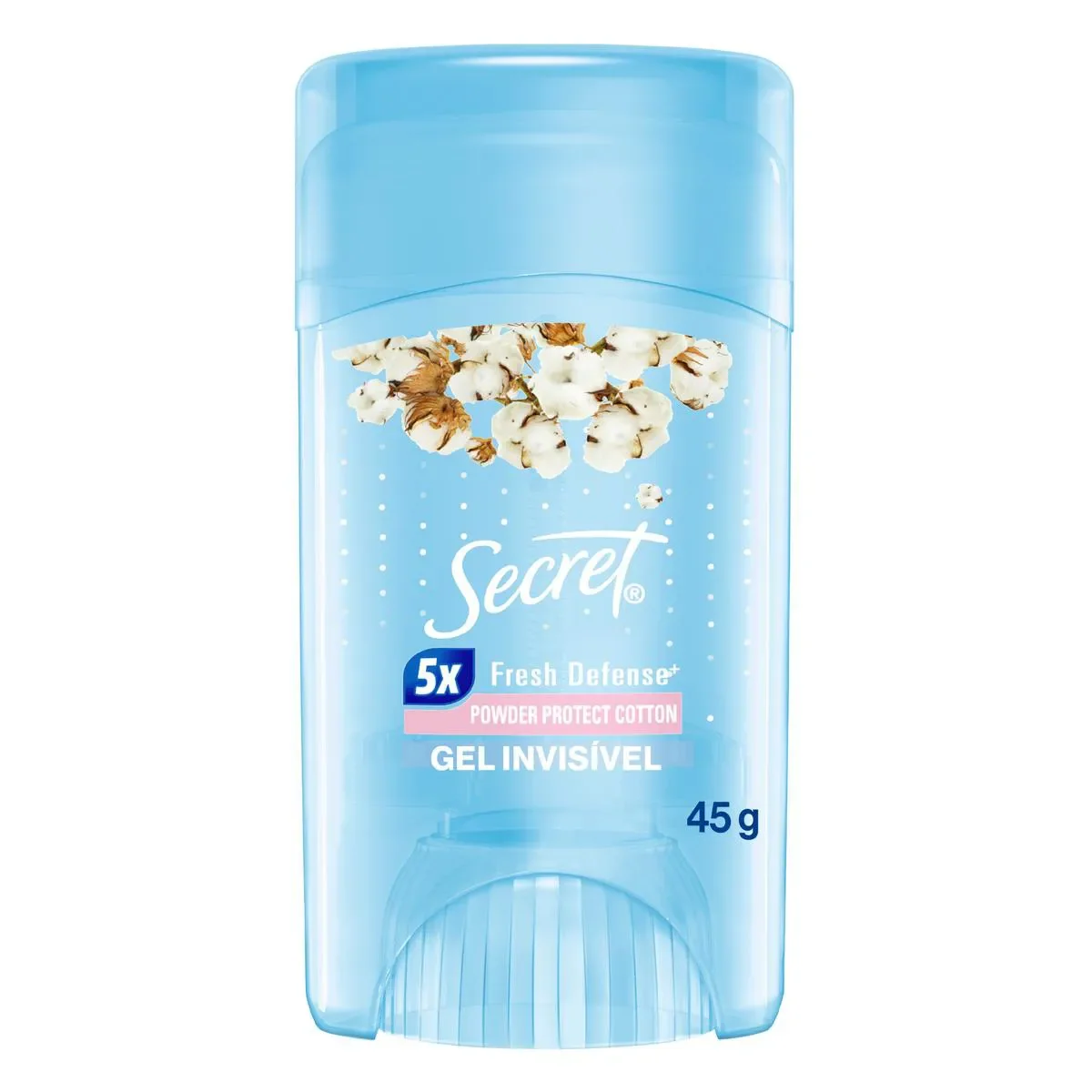 Desodorante Antitranspirante Secret Powder Protect Cotton Gel 48h Feminino 45g - imagem 1