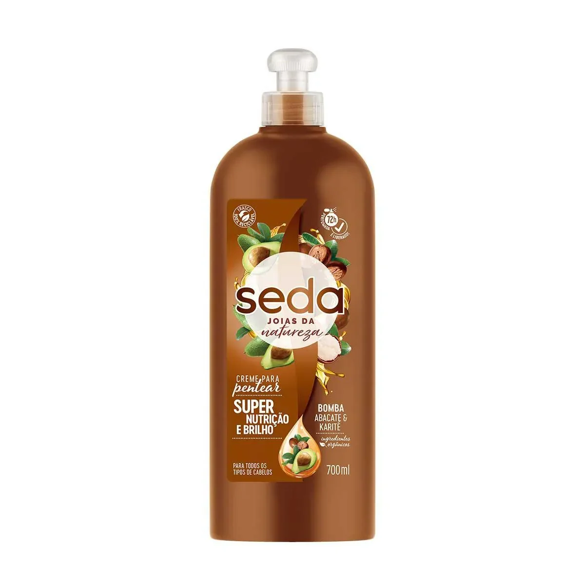 Creme para Pentear Seda Bomba de Abacate & Karite com 700ml - imagem 1