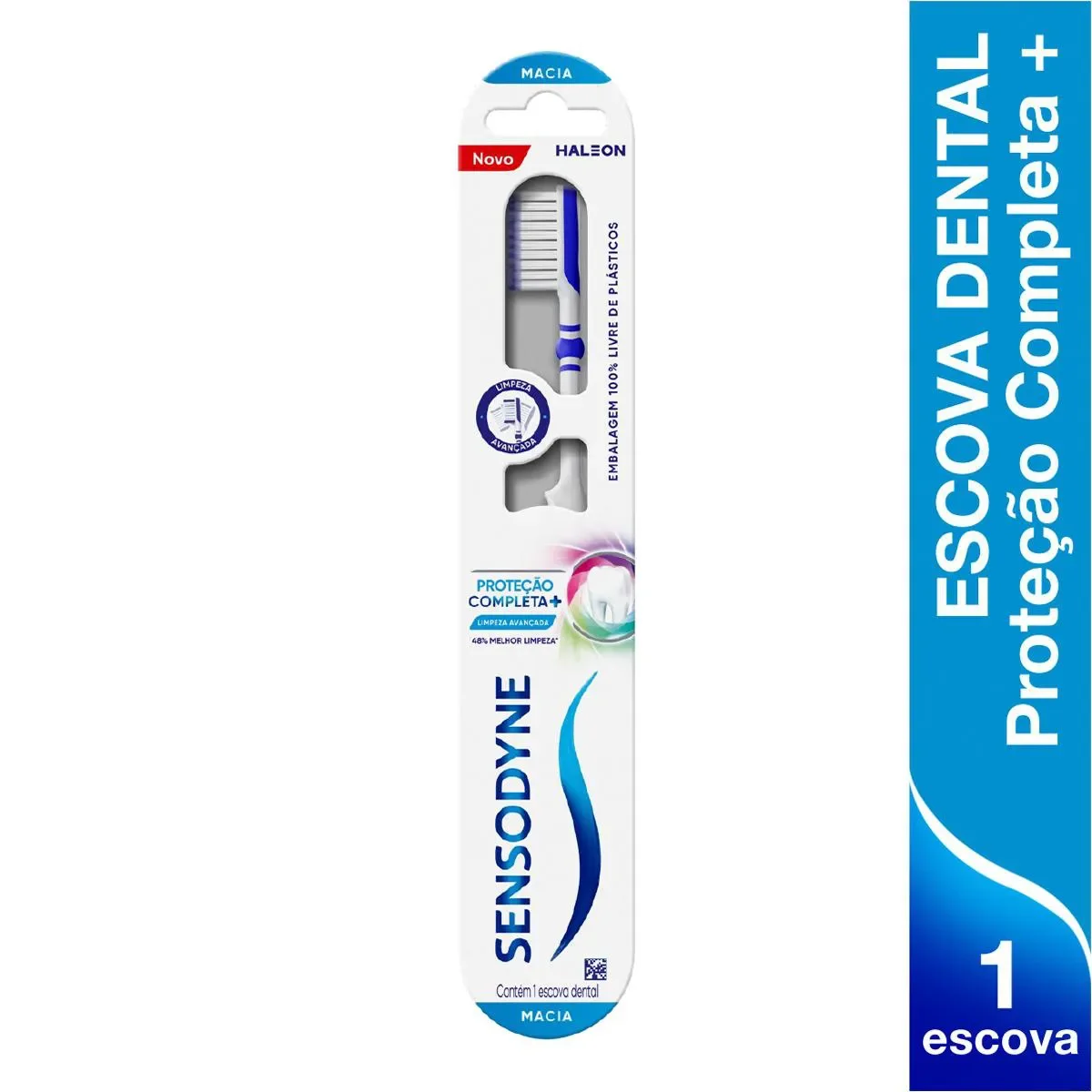 Escova de Dente Sensodyne Proteção Completa+ Macia 1 unidade - imagem 1