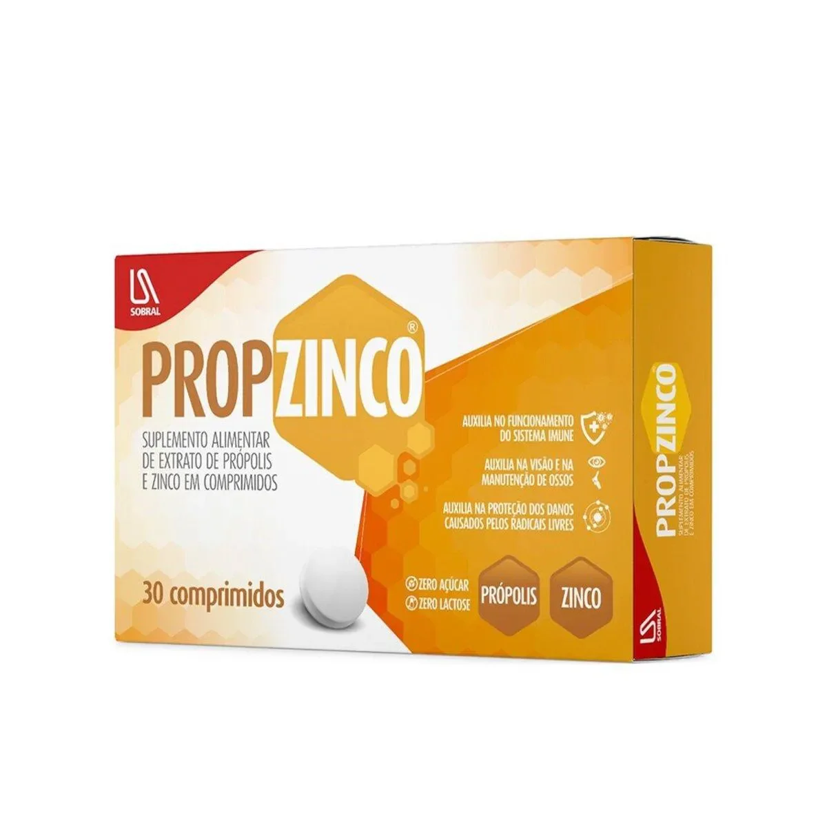 Suplemento Alimentar Propzinco 30 Comprimidos - imagem 1