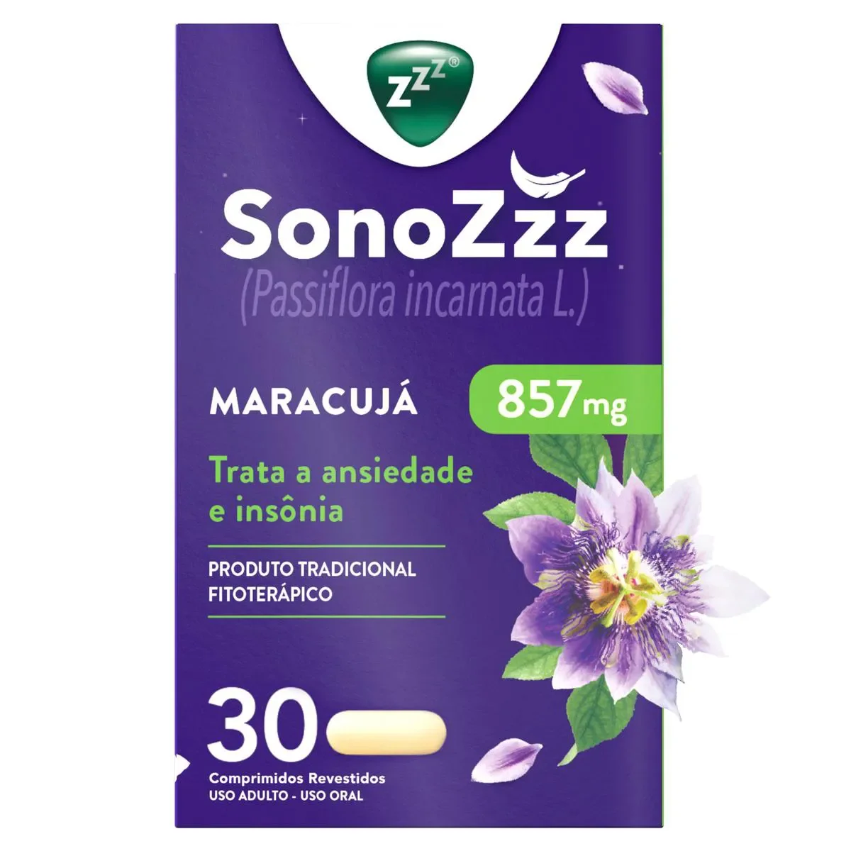 SonoZzz Passiflora 30 comprimidos - imagem 1