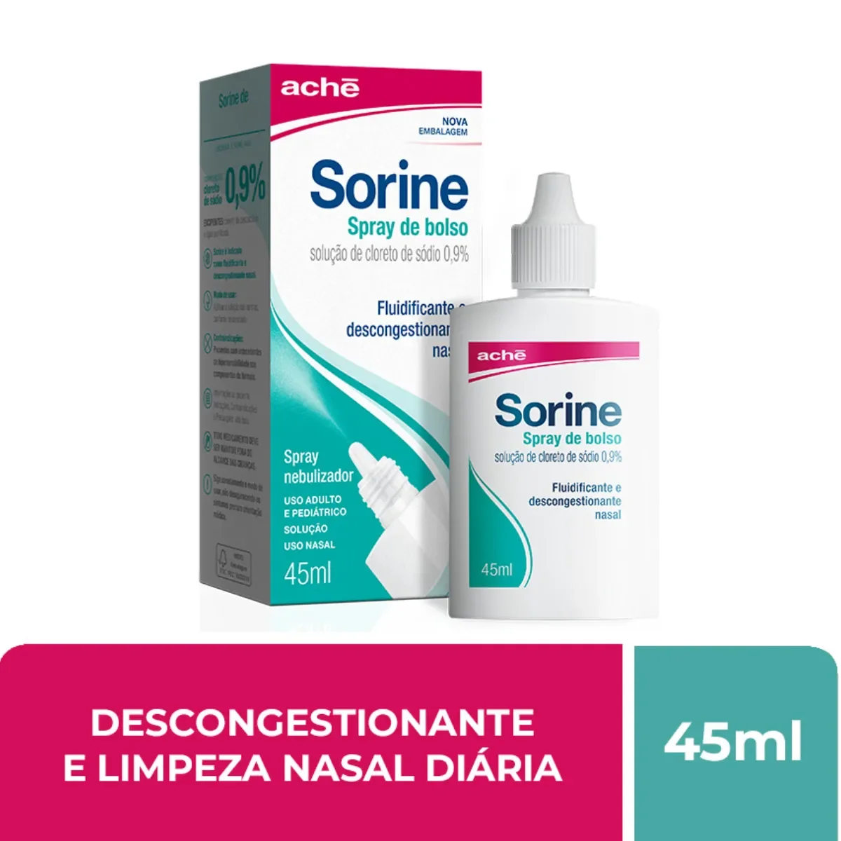 Sorine Bico Nebulizador Descongestionante Gotas 45ml - imagem 1