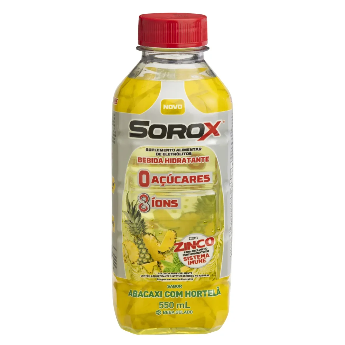 Isotônico Sorox Abacaxi com Hortelã 550ml - imagem 1
