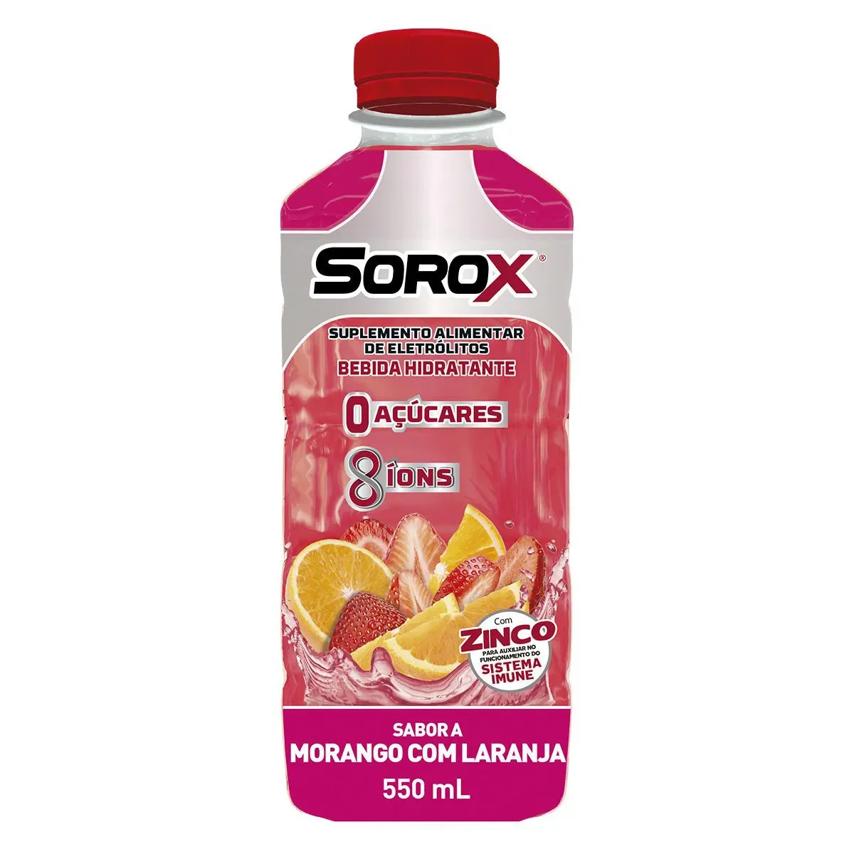 Isotônico Sorox Morango com Laranja 550ml - imagem 1