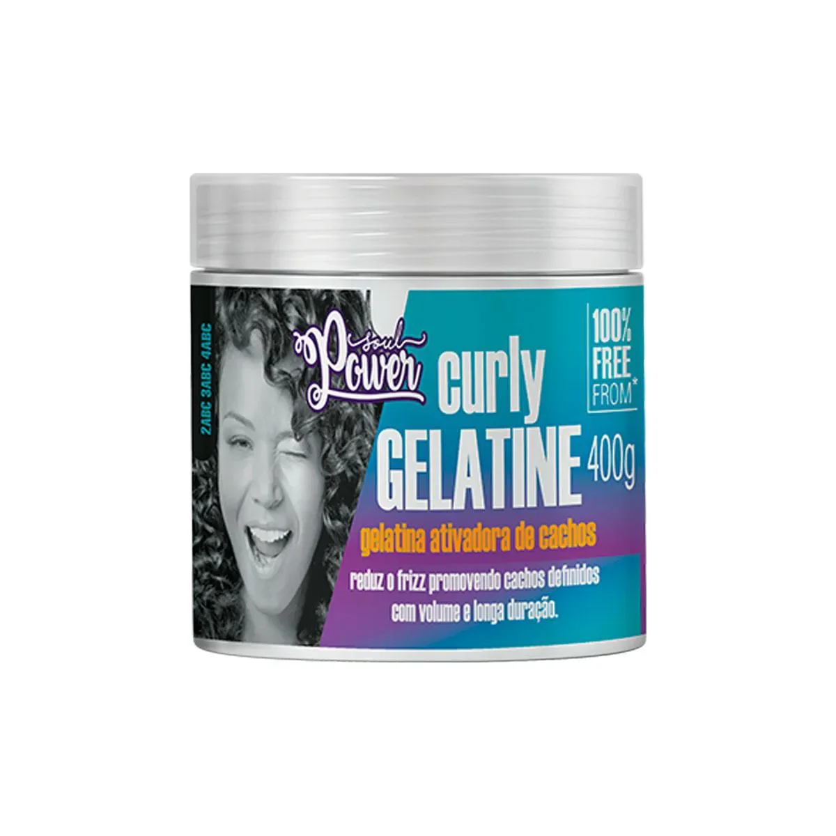 Gelatina Ativadora de Cachos Soul Power Curly Gelatine 400g - imagem 1