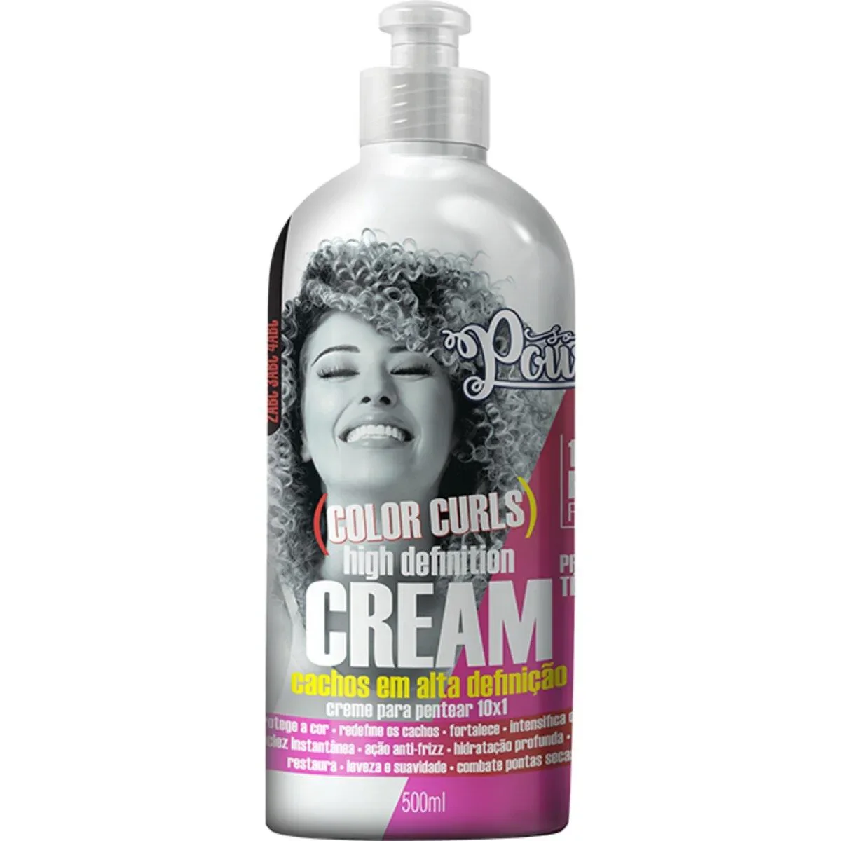 Creme para Pentear Cabelo Cacheado Soul Power Color Curls High Definition Cream 500 ml - imagem 1