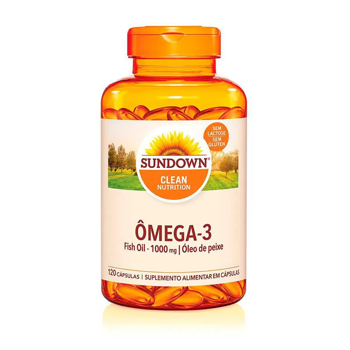 Ômega 3 Fish Oil 1000mg Sundown 120 cápsulas - imagem 1