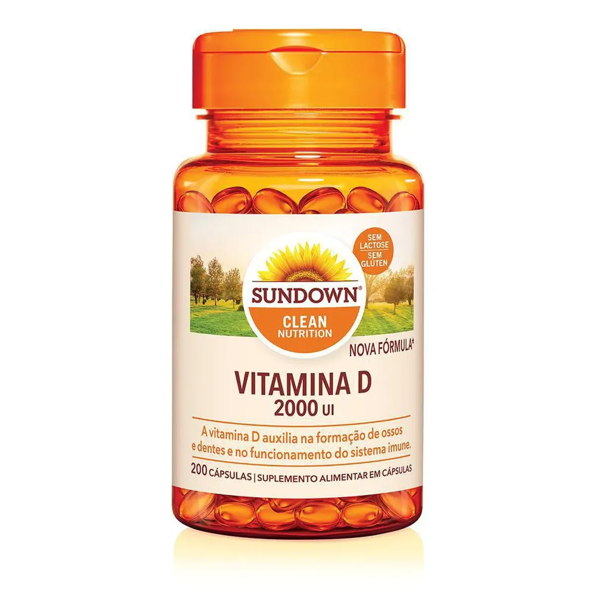 Vitamina D 2.000UI Sundown 200 cápsulas - imagem 1