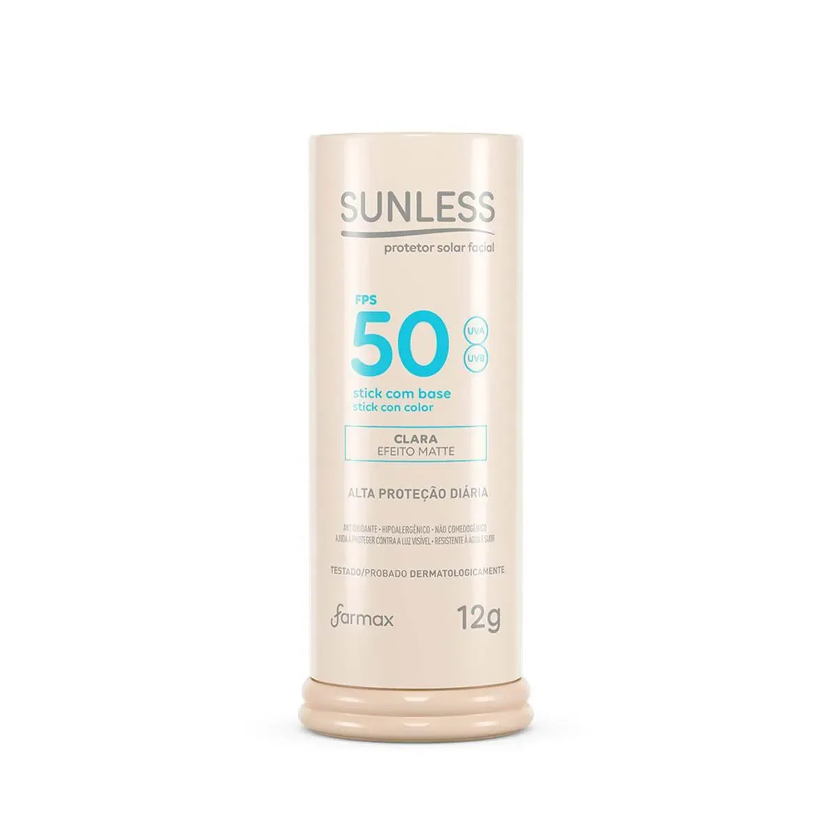Protetor Solar Facial em Bastão Sunless FPS 50 Clara 12g - imagem 1