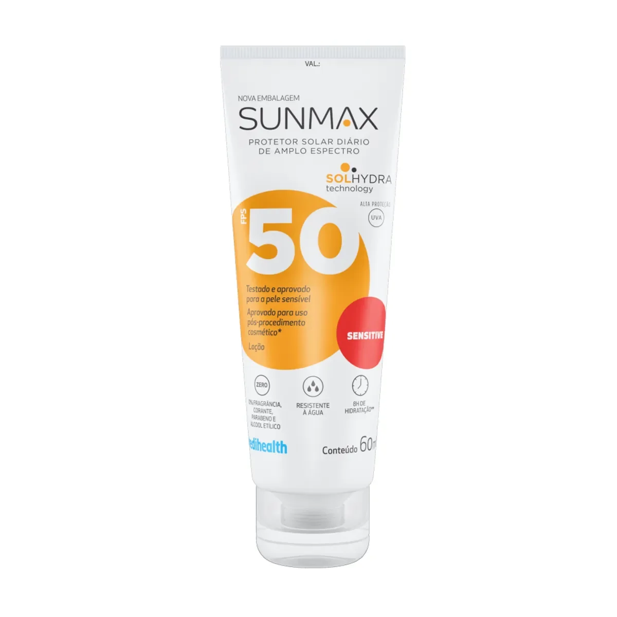 Protetor Solar Facial FPS 50 Sunmax Sensitive 60ml - imagem 1