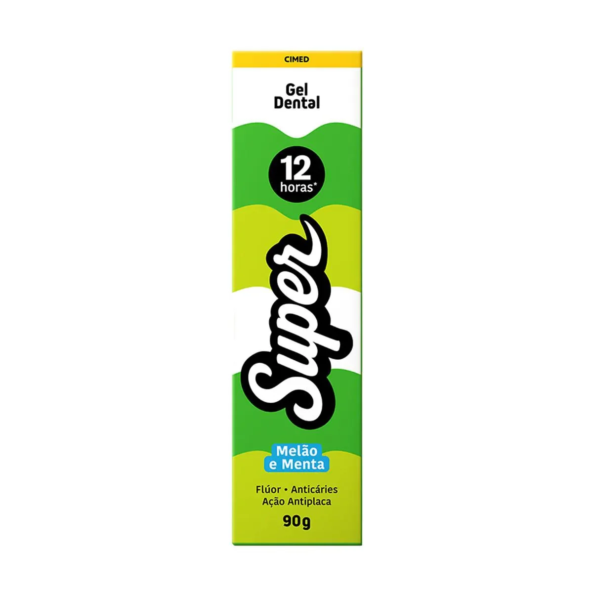 Gel Dental Cimed Super 12h Melão e Menta 90g - imagem 1