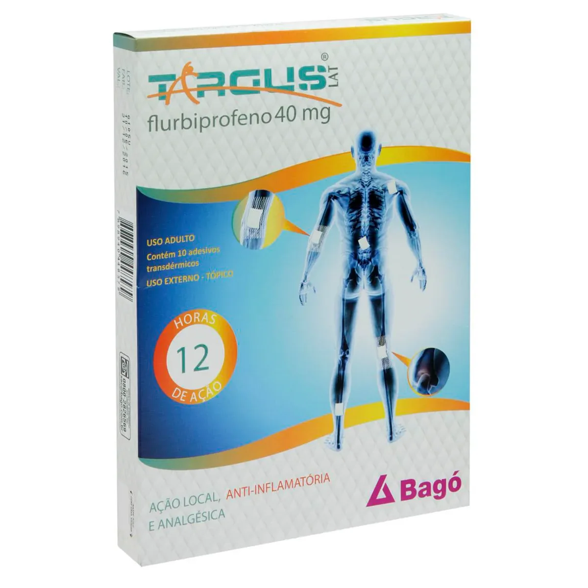 Targus Lat 40mg - 10 adesivos - imagem 1
