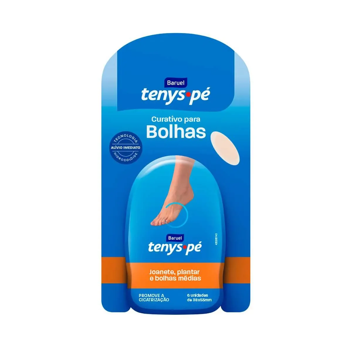 Curativo para Bolhas Tenys Pé Joanete, Plantar e Bolhas Médias com 6 unidades - imagem 1