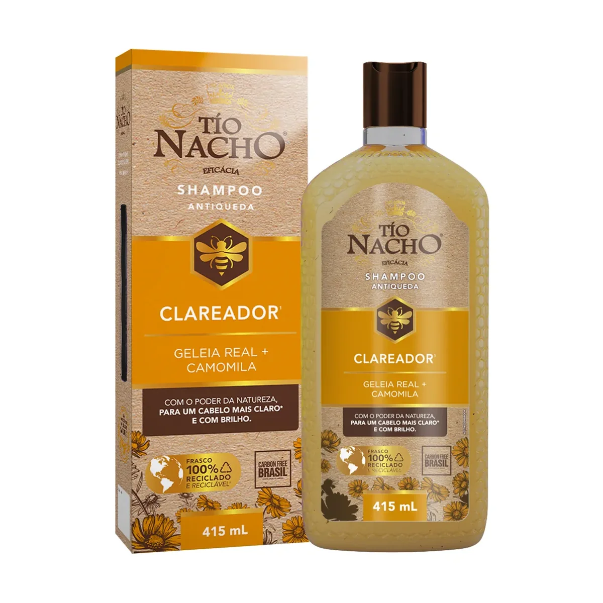 Shampoo Tío Nacho Clareador 415ml - imagem 1