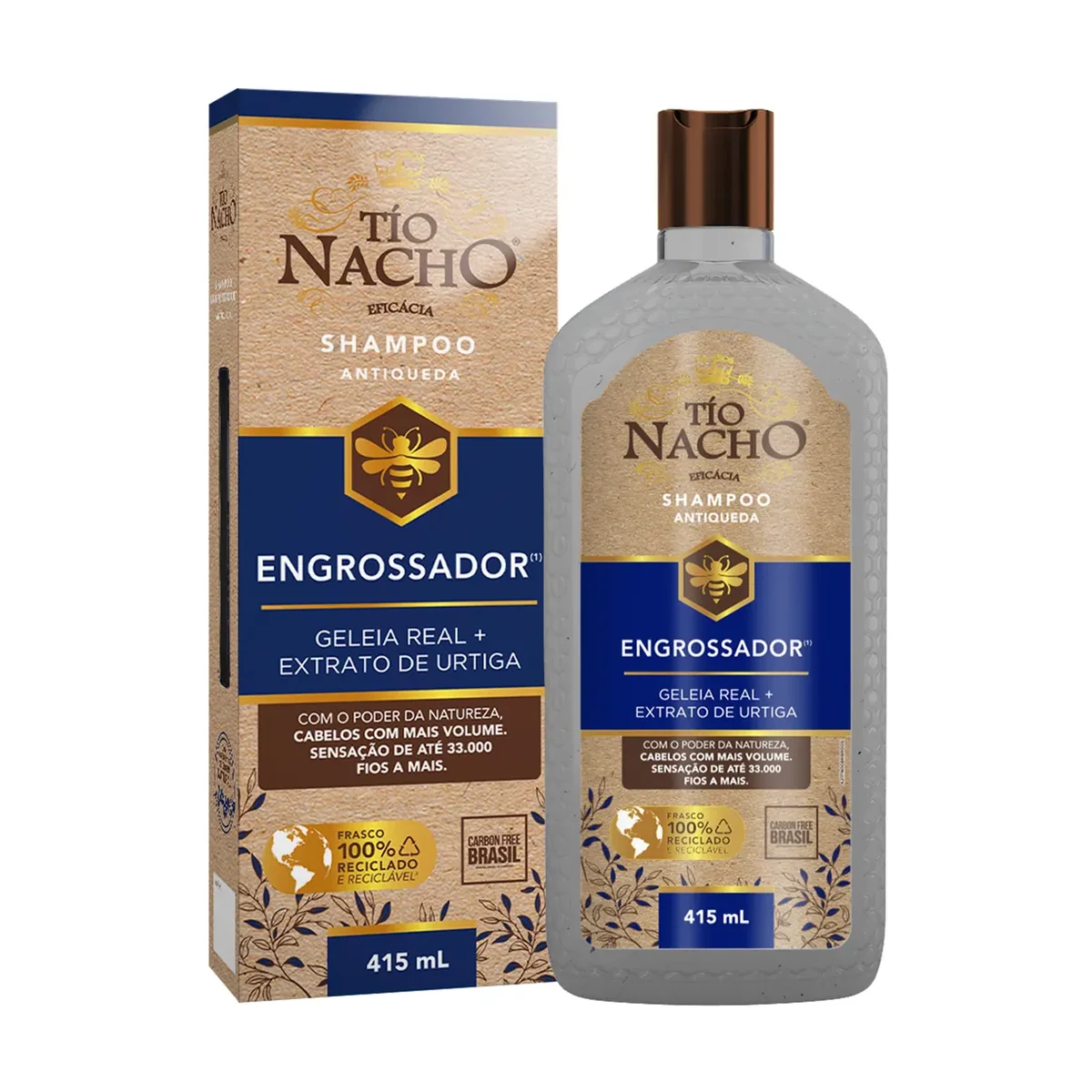 Shampoo Tío Nacho Engrossador 415ml - imagem 1