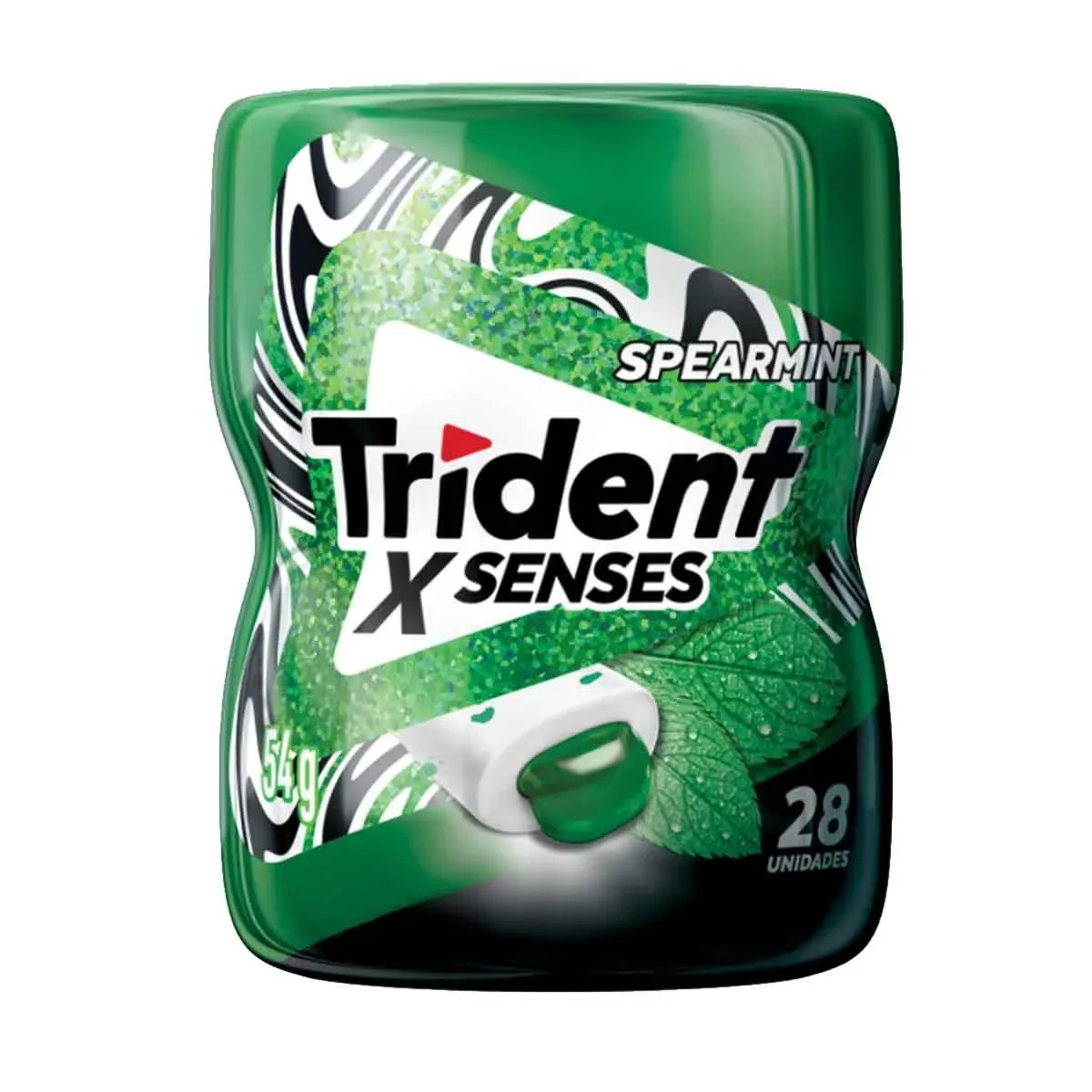 Goma de Mascar Trident X Senses Menta Sem Açúcar 54g - imagem 1