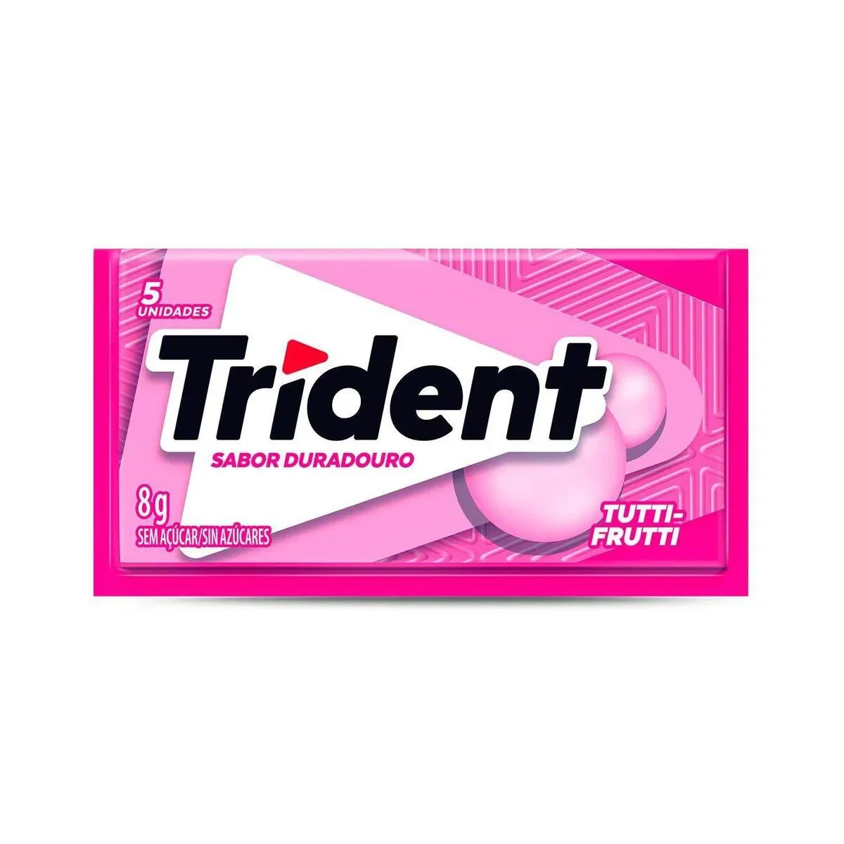 Goma de Mascar Trident Tutti-Frutti Sem Açúcar 8g - imagem 1