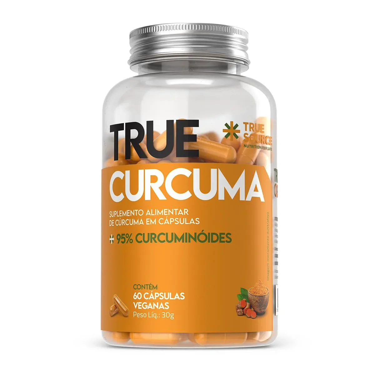 Cúrcuma True Source True Cúrcuma 60 cápsulas - imagem 1