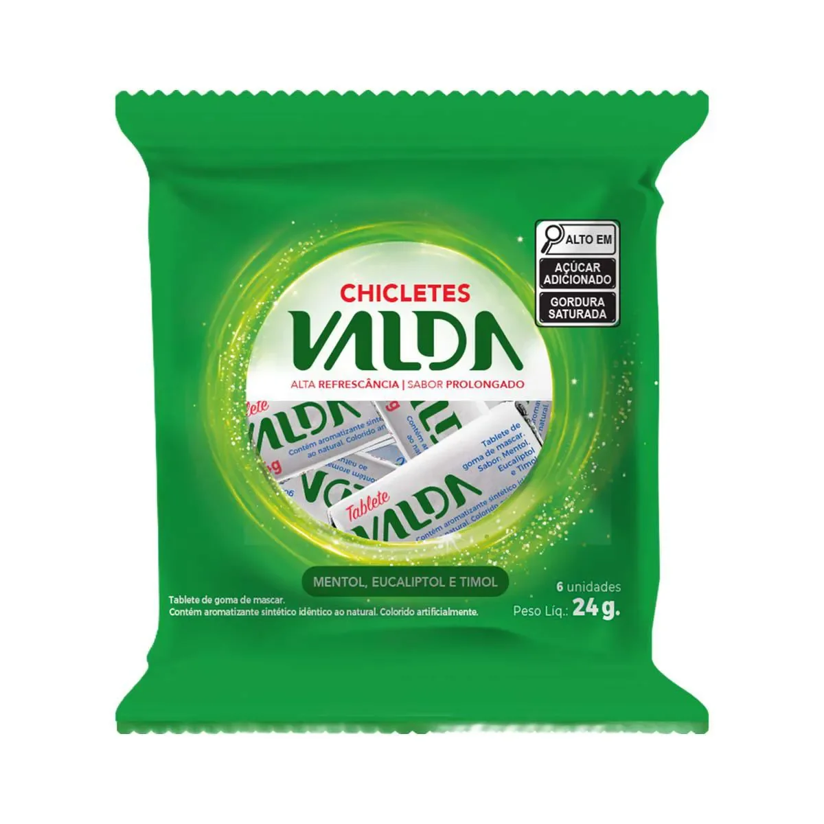 Chiclete Valda Classic Tablete 6 Unidades - imagem 1