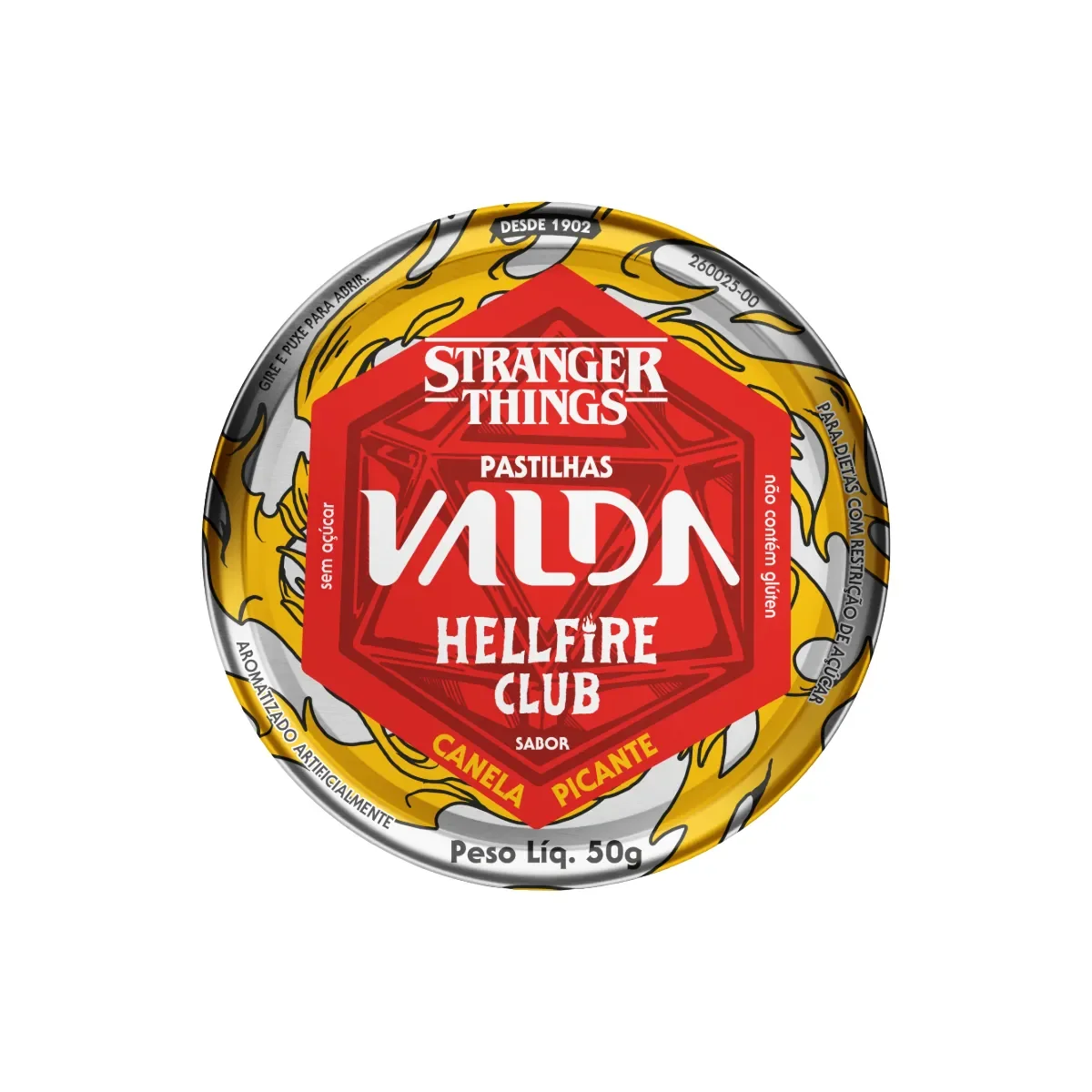Pastilha Valda Stranger Things Canela e Pimenta 50g - imagem 1