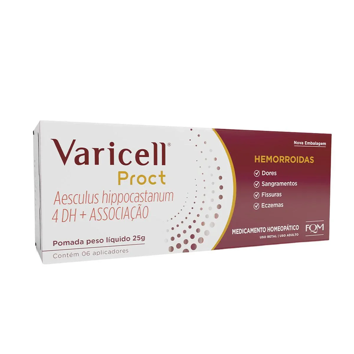 Pomada Varicell Proct 4Dh bisnaga 25g - imagem 1